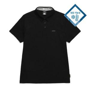 [공식] 내셔널지오그래픽 N242WPL010 여성 웰라카 기능성 피케 반팔 티셔츠 CARBON BLACK