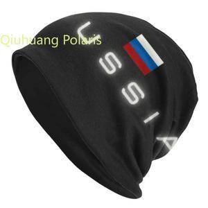 방한용품 비니 러시아 국기 스컬리 모자 따뜻한 뜨게 성인 자랑스러운 보넷 야외 스키 남녀공용 겨울