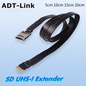 고속 SDHC UHS I MicroSD TF 카드 소프트 유연한 연장 케이블 FPC 메모리 리더 어댑터 5CM 20