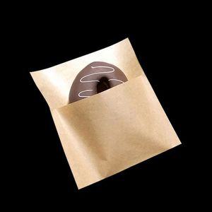 ㄷ형 크라프트 도너츠 종이봉투 15X16cm 500매 베이커리봉투 크라프트봉투 크라프트지봉투