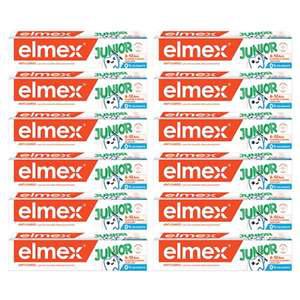 엘멕스 elmex 앨맥스 주니어 치약 6~12세 75ml 12개