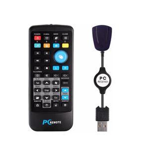 무선 마우스 리모컨 컨트롤러, USB PC 노트북 무선 미디어 리모컨 마우스 키보드 센터 컨트롤러,