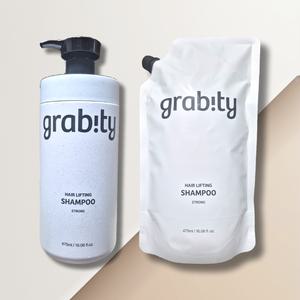 그래비티 샴푸 카이스트 헤어 리프팅 스트롱 탈모샴푸 475ml+475ml 리필 세트