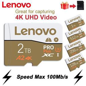 DJI호환 드론/360 카메라/짐벌 4K 영상용 Lenovo 2TB V30 SD 카드 128GB 고속 512GB 1TB 마이크로 TF 메모