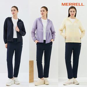 [25SS][MERRELL] 머렐 여성 아이코닉 썸머 셋업 3종 (바람막이 자켓+티셔츠+팬츠)
