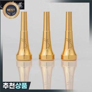 Monette Bb 트럼펫 마우스피스 7C  프로 실버/골드 도금 구리 뮤지컬