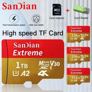 SanDian Extreme Pro 플래시 2TB 카드 마이크로 SD SDXC UHS-I
