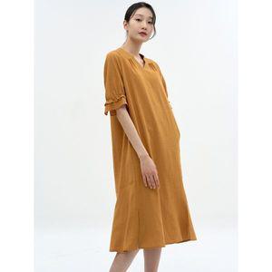 [하프클럽/]라이크 브이넥 플레어 원피스 LCOPN523_MU