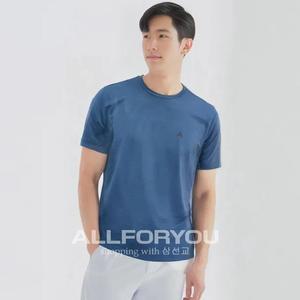 올포유 남성 매쉬 솔리드 라운드 반팔 티셔츠 AMTRO3261NV
