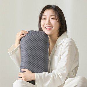 [프로텍트어베드][1+1] 알러씰 진드기차단 방수 땅콩 메모리폼 베개커버 다크그레이...