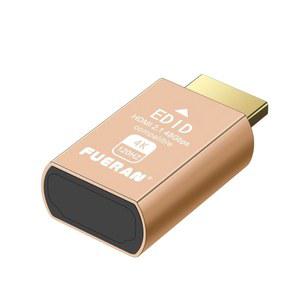 FUERAN 4K 120Hz HDMI 2.1 더미 플러그 가상 모니터 디스플레이 에뮬레이터 헤드리스 어댑터 3840x2160@120Hz1440@1080P@120Hz 호환 그래픽 가속화를 통한 이더리움 ETH ZEC BTC 채굴