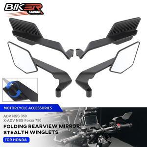 Honda Forza NSS 750 접이식 백미러 ADV 2017-2025 Stealth Winglets 후방카메라보기 사이드 액세서리