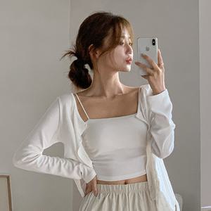 [코코블랑] [코코메이드]여리핏 콤비 가디건