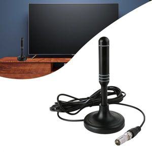 UHD안테나 TV 실내 지상파 수신기 휴대용 안테나 300cm 동축 케이블 디지털 수신 DVB-T DVB-T2 DAB 야외 HD