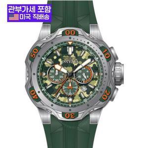 인빅타 베놈 데이트 크로노그래프 GMT 쿼츠 그린 다이얼 남성용 손목시계 477