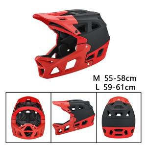 CHINION MTB 풀 페이스 헬멧 성인 DH 내리막 자전거 모토크로스 오프로드 안전 마운틴 커버