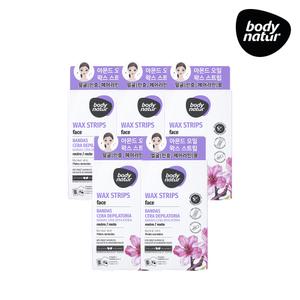 [바디네이처] 왁스스트립 페이스 스위트 아몬드 오일X 5개