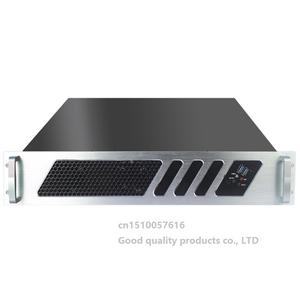 산업용 컴퓨터 케이스 알루미늄 패널 USB 3.0 랙 타입 Matx 마더보드 화상 회의 녹화 서버 섀시 2U350mm