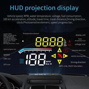 헤드업디스플레이 호환 차량용HUD 자동차HUD KINLANAO M17 HUD OBD GPS 헤드업 디스플레이 프로젝션 유리
