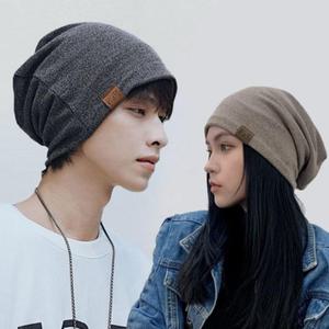 얇은 사계절 비니 환자 심플 면비니 남자 모자 여자 니트 두건
