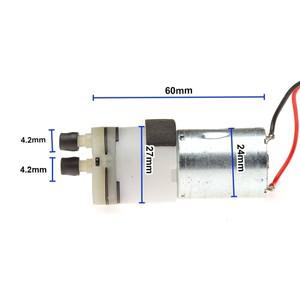 미니 워터 펌프 DC 3.7V 5V 7.4V 660ML/Min 마이크로 370 모터 카본 브러시 다이어프램 자체 프라이밍 USB