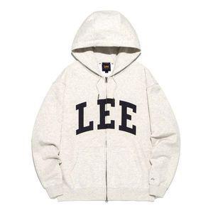 (매장정품) LEE 데님 아플리케 후드 집업 오트밀 LE2501HZ02OT 87987
