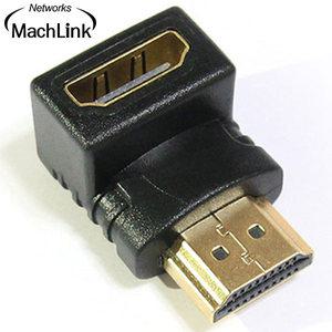 HDMI 젠더 ㄱ 자 꺽임형 연결젠더타입 M-F