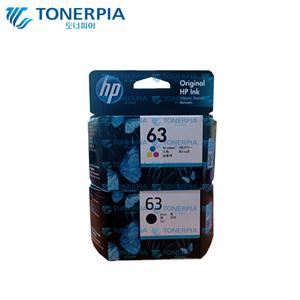 HP정품 F6U61AA (HP63) 셋트 Deskjet 1112 2130 2132