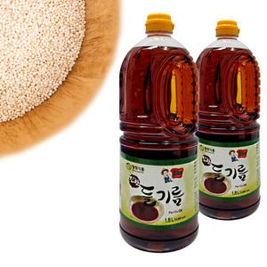 통깨 볶음들깨 들깨 들기름 통들깨기름 업소용 1.8L