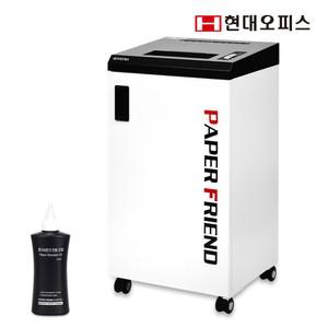 [현대오피스] 프리미엄 문서 세단기 PK-4230K+오일 최대 20매 파지함 55L 대형 저소음 국산세단기 파쇄기