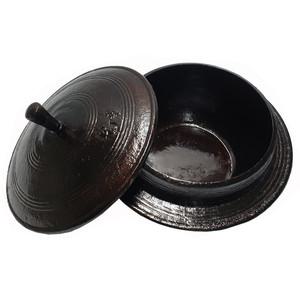 창조명품주물 옛날 무쇠 가마솥 지름 20cm 4인용 가마솥 무쇠솥 가마솥뚜껑 무쇠 솥뚜껑