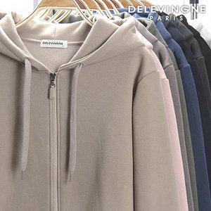 [델레바인] 쥬히 기모 후드집업 M~4XL 빅사이즈 티셔츠 남여공용 커플티 무지티