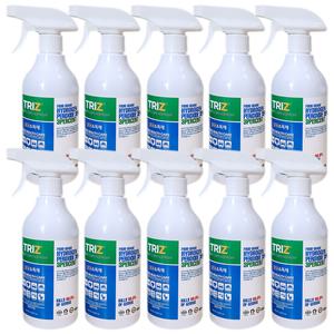 트리즈 헬스케어 스프레이 살균 소독제 500ml x10개 세균 청소 방역 바이러스 멸균 청소 과산화수소 병원균