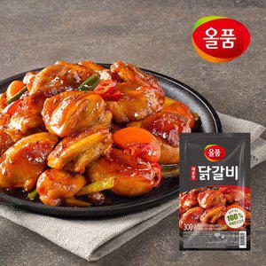 [올품] 매운맛 닭갈비 1.8kg (300gx6봉)