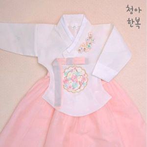[보리보리/청아한복]비단 아이당의 핑크치마