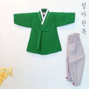 [보리보리/청아한복]초록 두루마기
