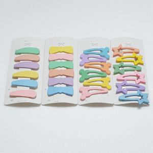 얌뚱이 파스텔똑딱핀6개세트 머리핀 헤어 똑딱핀 선물 예쁜 악세사리