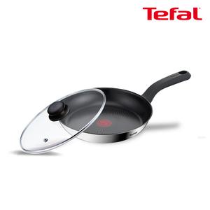 테팔 인덕션 에센스쿡 후라이팬 24cm+유리뚜껑 24cm