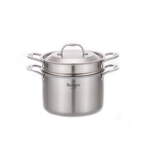 [10%쿠폰다운] 한일 베르겐 통 5중 파스타 찜기 세트 20cm, 1개