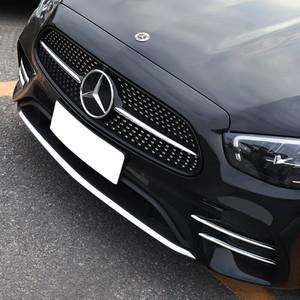 벤츠 E클래스 W213 후기형 LCI 프론트 범퍼 안개등 덕트 카본 크롬 검정 커버