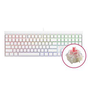 [CHERRY]체리 MX 2.0S RGB 게이밍 기계식 키보드 화이트 저소음적축