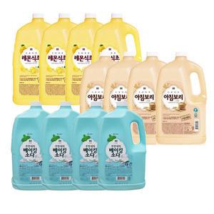 퐁퐁 주방세제 3000ML 4개 레몬식초 베이킹소다 아침보리 택1