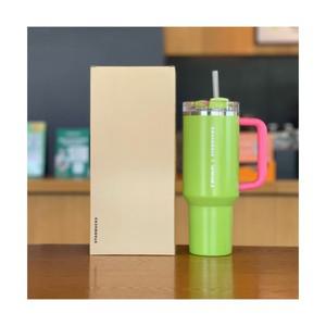 스타벅스 한정판 트렌타 텀블러 콜드컵 스텐리 썸머뮤직 대용량 1180ml
