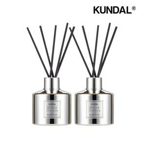 [쿤달] 퍼퓸 실내용 방향제 디퓨저 실버 리미티드 에디션 일랑일랑 200ml x2개