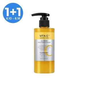 [1+1][미샤] 비타씨플러스 올인원 팩 폼 클렌저 200ml