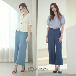 [리더잭] 여성 썸머 텐셀100 와이드 팬츠 2종
