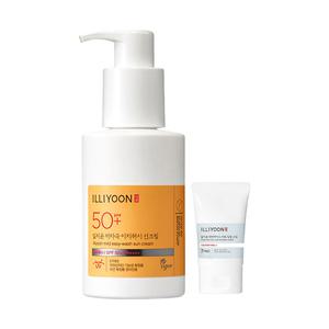 일리윤 저자극이지워시 선크림 150ml, 1개 + 증정(세라마이드 아토 집중크림 30ml, 1개)