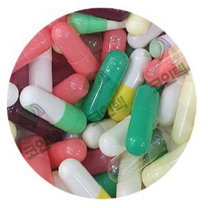 코인텍 공캡슐 100mg150mg200mg250mg500mg 색상다양 100개
