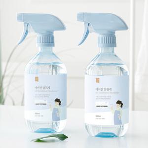 [총 1L] 쉼표365 에어컨 탈취제 500ml  x 2개 냄새 제거 자동차 차량 일반 벽걸이 스탠드 겸용 에어컨냄새 탈취 탈취제