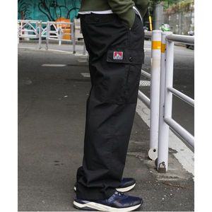 BEN DAVIS ORIGINALS LONG CARGO PANTS/벤데이비스 롱 카고 팬츠 - 블랙